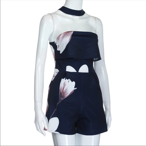 Romper Jumpsuit Floral - Picture 3 of 3